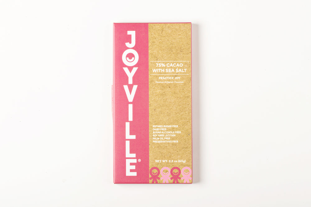 75% CACAO BAR WITH SEA SALT —— JOY WINS